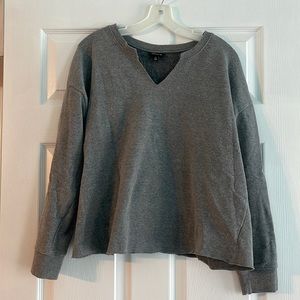 Torrid 1 gray crop top sweatshirt